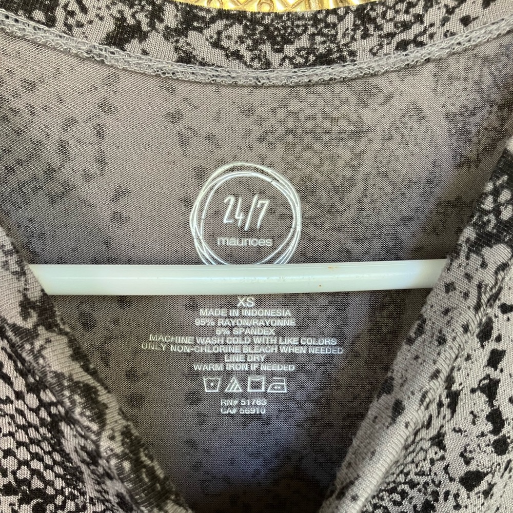 Maurice’s snakeskin cold shoulder top - Picture 2 of 3